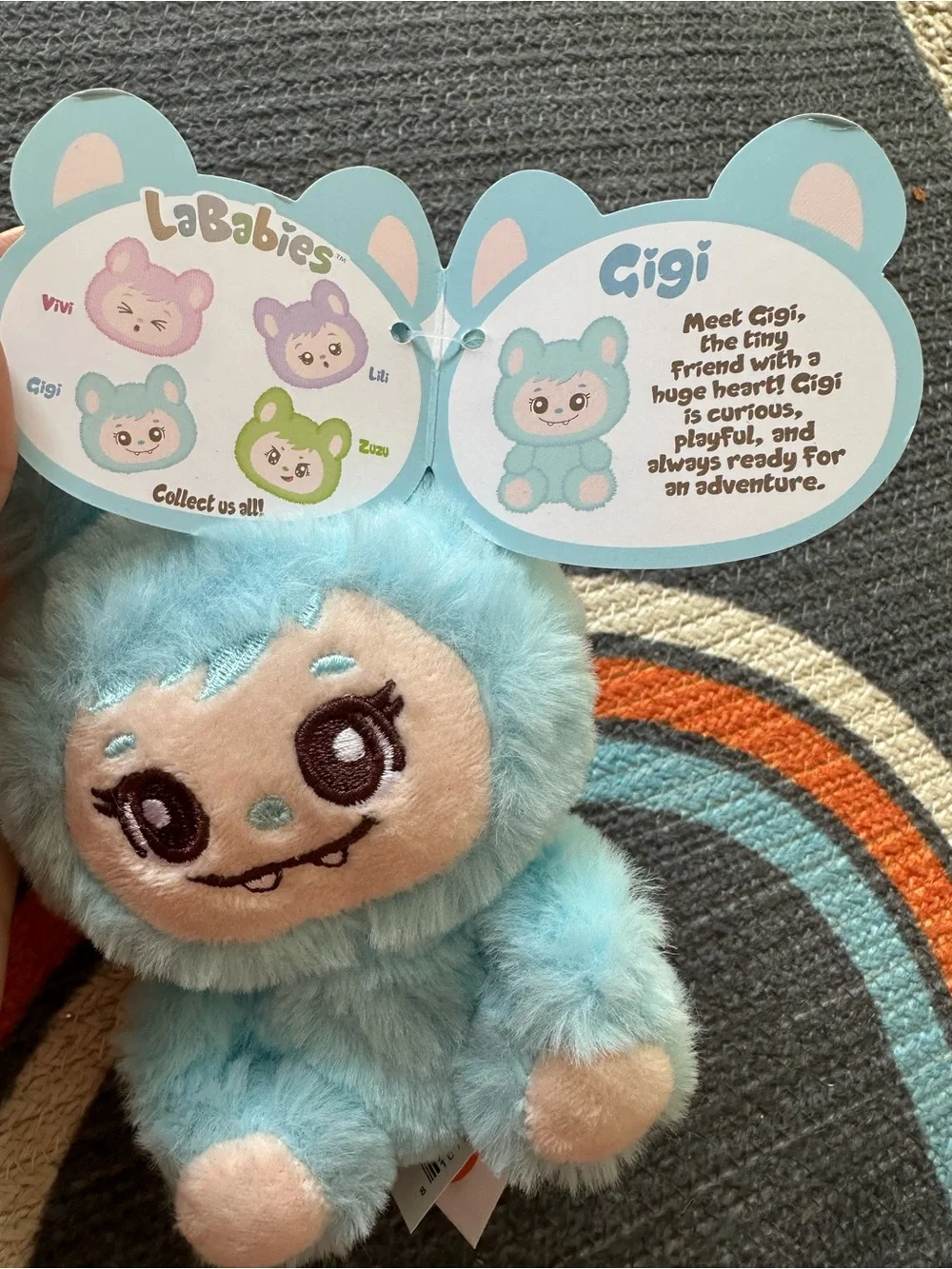 LaBabies Plush Monster Keychain Pair